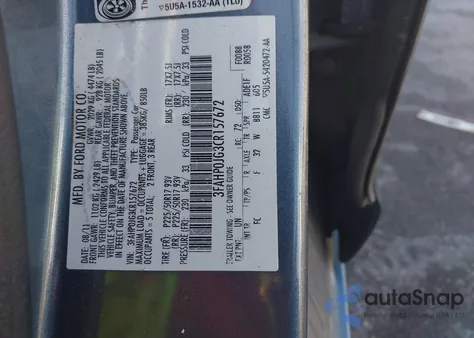 2012 Ford Fusion Sel from USA, damaged, VIN 3FAHP0JG3CR157672